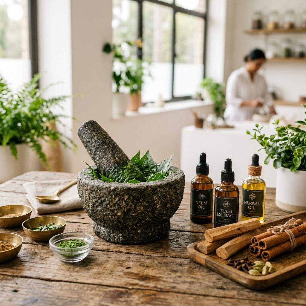 Ayurveda Medicine Preparation